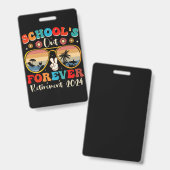 2024年退職した最終日先生 バッジ (正面＆裏面)