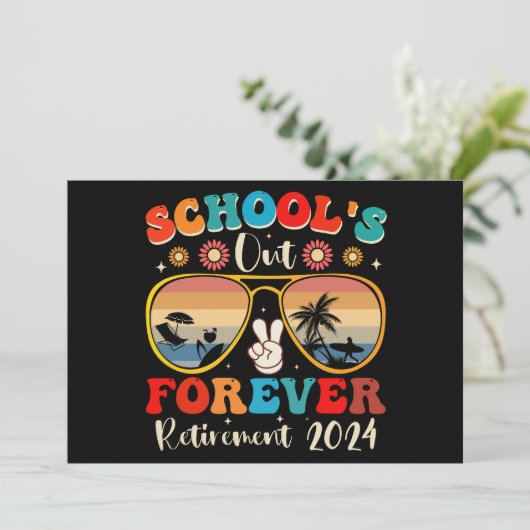 2024年退職した最終日先生 招待状 (スタンド正面)