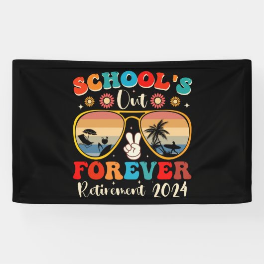 2024年退職した最終日先生 横断幕 (横)