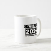 2024年退職しました 以後知ったことか コーヒーマグカップ (正面右)