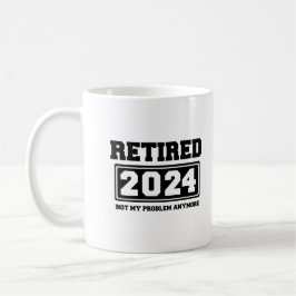 2024年退職しました 以後知ったことか コーヒーマグカップ