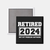 2024年退職 問題外  マグネット (正面/裏面)
