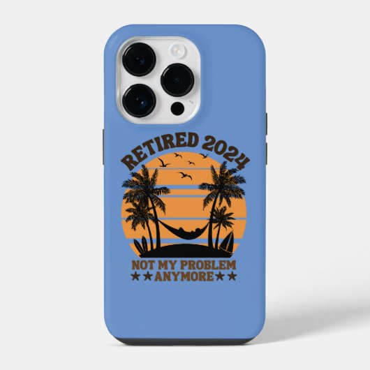 2024年退職 問題外 iPhoneケース (裏面)
