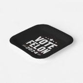 2024年選挙おもしろい投票 ペーパープレート (傾斜あり)