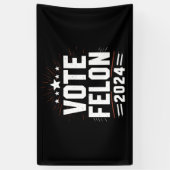 2024年選挙おもしろい投票 横断幕 (縦)