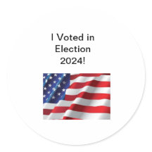 2024年選挙で投票！シール