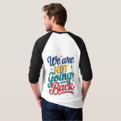 2024年選挙に戻らない Tシャツ (裏面フル)