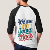 2024年選挙に戻らない Tシャツ (裏面)