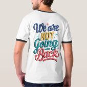 2024年選挙に戻らない Tシャツ (裏面フル)