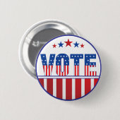 2024年選挙の投票 缶バッジ (正面&裏面)