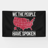 2024年選挙の話地図を持っている 横断幕 (横)