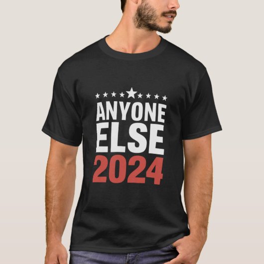 2024年選挙キャンペーン 政治ユーモア Tシャツ (正面)