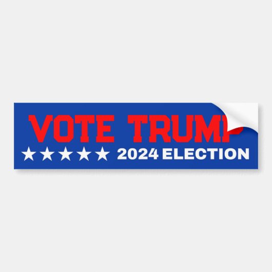 2024年選挙トランプ バンパーステッカー (正面)
