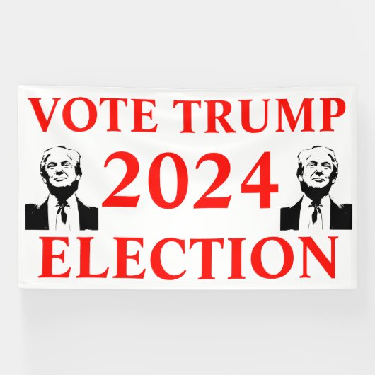 2024年選挙トランプ 横断幕 (横)