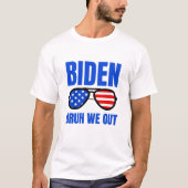 2024年選挙バイデン氏2024 Bruh We Out おもしろい Joe Bid Tシャツ (正面)