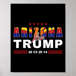 2024年選挙マガでトランプ大統領のを支持する ポスター
