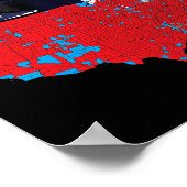 2024年選挙マップトランプ312赤2024選挙区 ポスター (角)