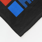 2024年選挙マップメリークリスマストランプ地滑り フリースブランケット (角)