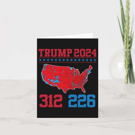2024年選挙マップ312赤2024年選挙結果M カード (正面)