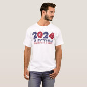 2024年選挙ユニセックスTシャツ Tシャツ (正面フル)