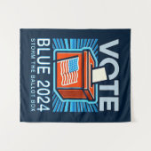 2024年選挙大統領の投票 タペストリー (正面(横))