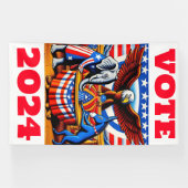 2024年選挙大統領の投票 横断幕 (横)