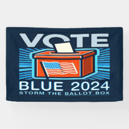 2024年選挙大統領の投票 横断幕