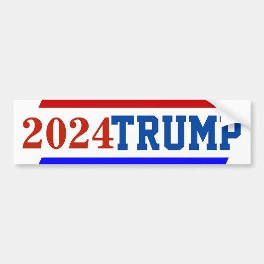 2024年選挙戦のトランプ大統領 バンパーステッカー (正面)