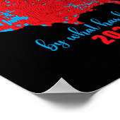 2024年選挙結果マップトランプ勝ち ポスター (角)