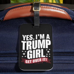 2024年選挙 トランプ女子とやましく思ってくれ ラゲッジタグ