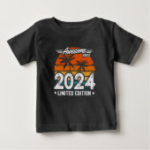 2024年限定 レトロで最高 2024年から最高 ベビーTシャツ (正面)