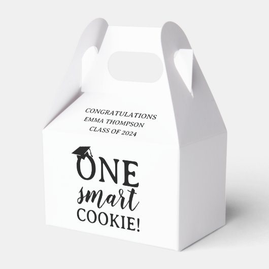 2024年頭が切れる卒業のCookieクラス1つ フェイバーボックス (正面サイド)