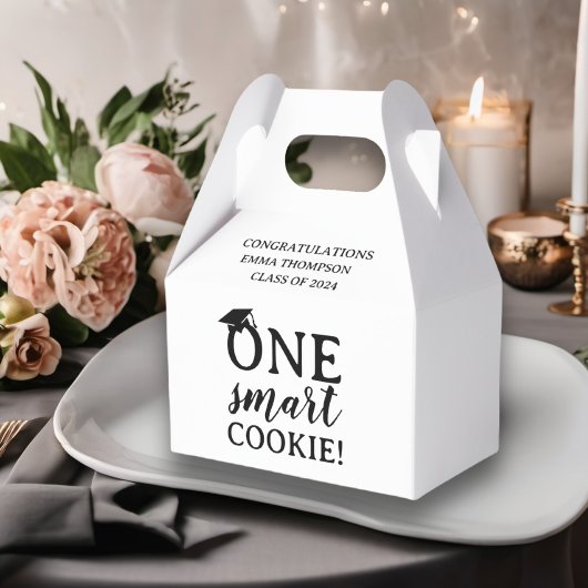 2024年頭が切れる卒業のCookieクラス1つ フェイバーボックス