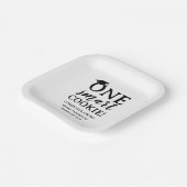 2024年頭が切れる卒業のCookieクラス1つ ペーパープレート (傾斜あり)