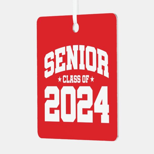 2024年高校卒業年後期課程 メタルオーナメント (正面左)