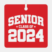 2024年高校卒業年後期課程 メタルオーナメント (正面)