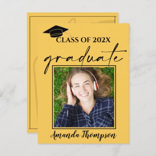 2024年黄色い写真研究者発表のクラス ポストカード (正面/裏面)