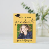 2024年黄色い写真研究者発表のクラス ポストカード (スタンド正面)