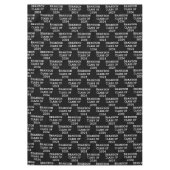 2024年黒人大学大学院卒業 テーブルクロス (正面)