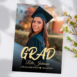 2024年黒人高校金ゴールド卒業 招待状