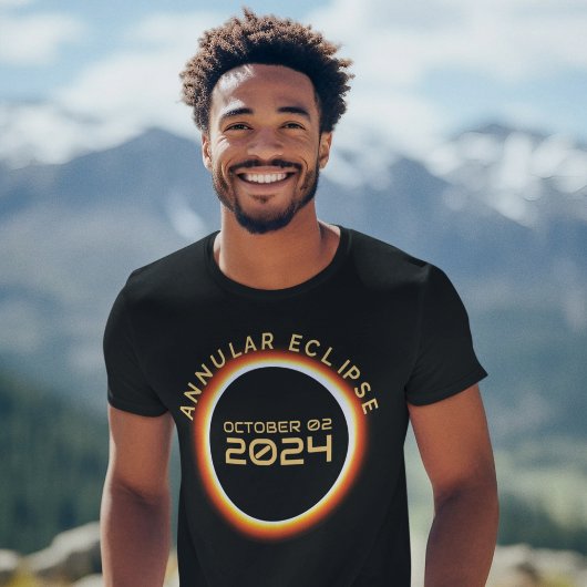 2024年10月2日の金環日食 ファミリーパーティー Tシャツ