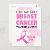 2024年365年の乳がん認知度 ポストカード (正面/裏面)