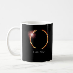 2024年4太陽の月8日のTotal Eclipse Sun コーヒーマグカップ