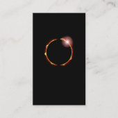 2024年4太陽の月8日のTotal Eclipse Sun 名刺 (正面)