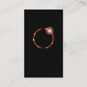2024年4太陽の月8日のTotal Eclipse Sun 名刺