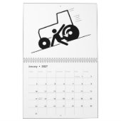 2024年4月のカレンダーに数字を貼る カレンダー (1月 2027)
