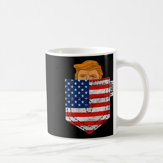 2024年4月4日のアメリカ選挙戦で コーヒーマグカップ (右)