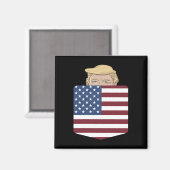 2024年4月4日のアメリカ選挙戦で マグネット (正面/裏面)