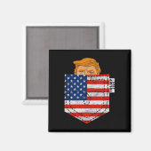 2024年4月4日のアメリカ選挙戦で マグネット (正面/裏面)