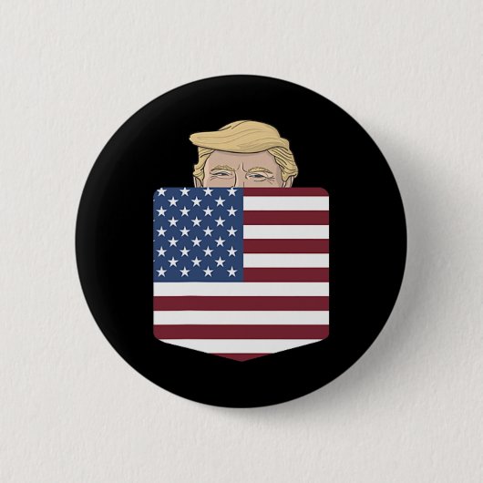 2024年4月4日のアメリカ選挙戦で 缶バッジ (正面)